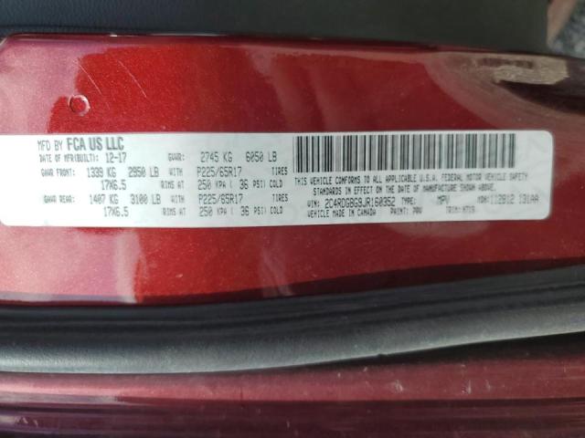 2018 DODGE GRAND CARAVAN SE 2C4RDGBG9JR160352