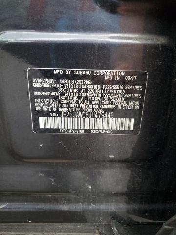 2018 SUBARU FORESTER 2 JF2SJAWC6JH479445