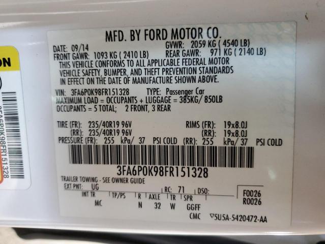 2015 FORD FUSION TIT 3FA6P0K98FR151328