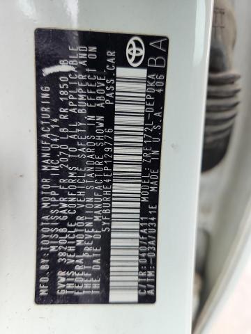 2014 TOYOTA COROLLA L - 5YFBURHE4EP129776