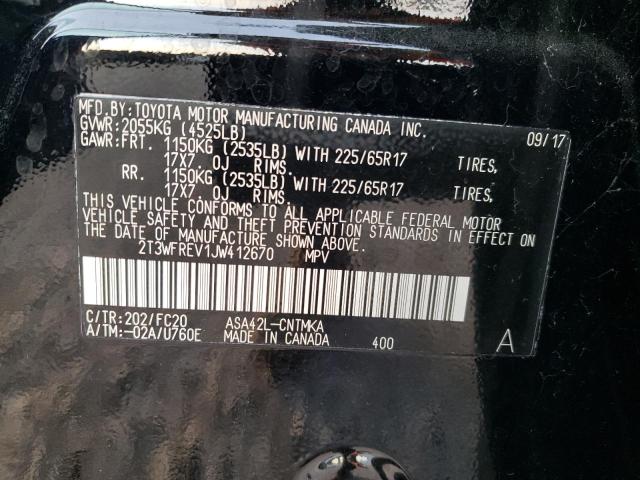 2018 TOYOTA RAV4 ADVEN - 2T3WFREV1JW412670
