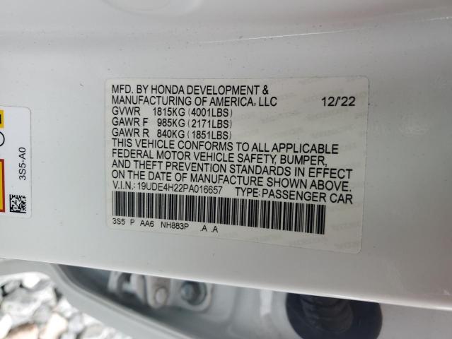 2023 ACURA INTEGRA 19UDE4H22PA016657