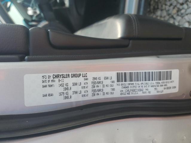 2012 JEEP GRAND CHER - 1C4RJFAG8CC103642