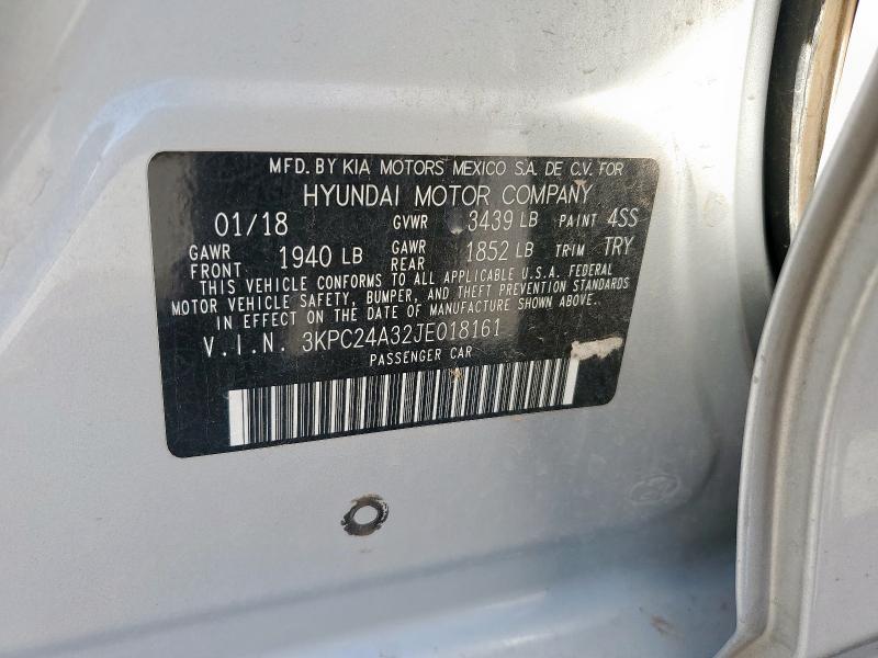 2018 HYUNDAI ACCENT SE 3KPC24A32JE018161