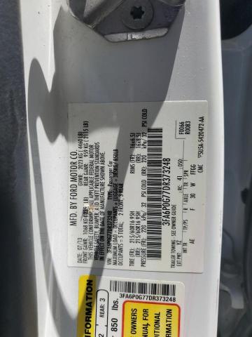 2013 FORD FUSION S - 3FA6P0G77DR373248