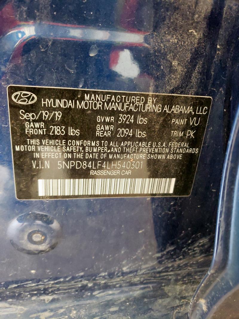 2020 HYUNDAI ELANTRA SE - 5NPD84LF4LH540301