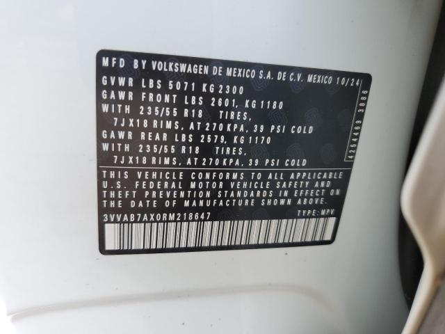 2024 VOLKSWAGEN TIGUAN WOL 3VVAB7AX0RM218647