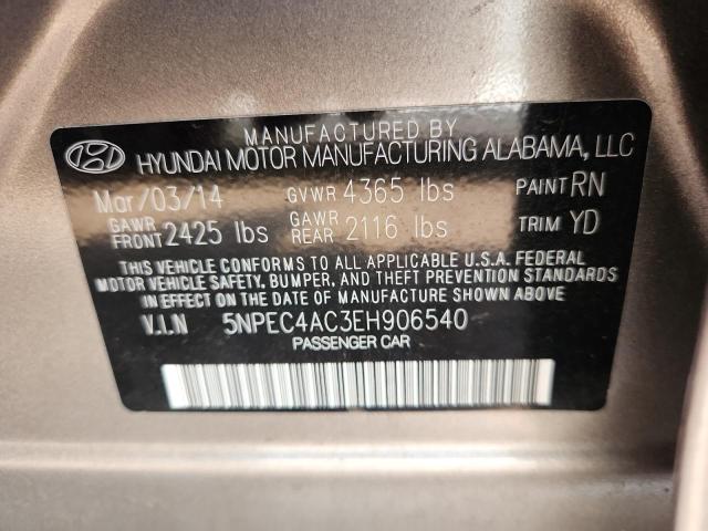 2014 HYUNDAI SONATA SE - 5NPEC4AC3EH906540