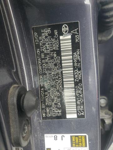 2010 TOYOTA PRIUS - JTDKN3DU6A0107452
