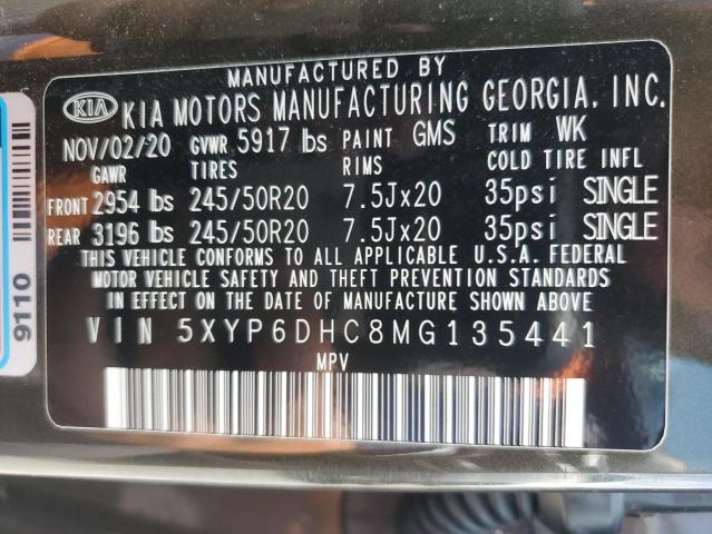 2021 KIA TELLURIDE S 5XYP6DHC8MG135441