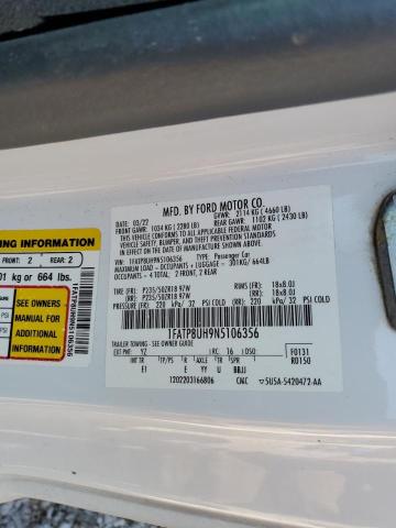2022 FORD MUSTANG - 1FATP8UH9N5106356