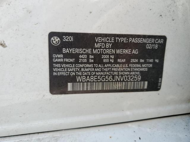2018 BMW 320 XI WBA8E5G56JNV03259