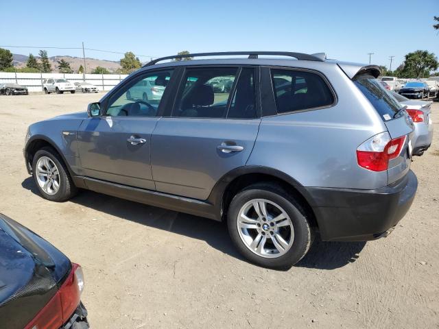 BMW X3 3.0I 2004 blue 4dr spor gas WBXPA93464WC32755 photo #3