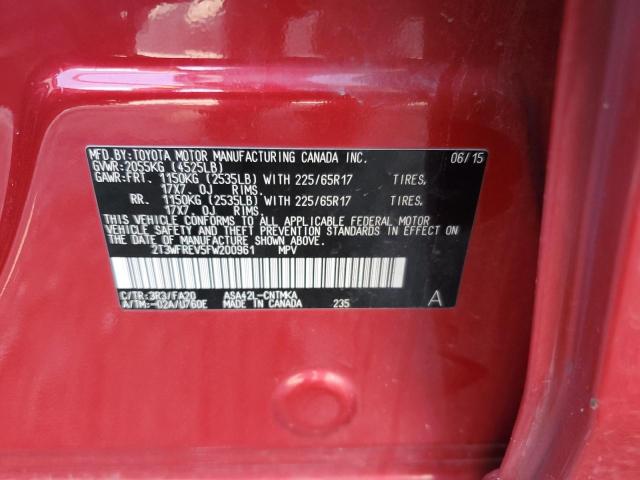 2015 TOYOTA RAV4 XLE - 2T3WFREV5FW200961