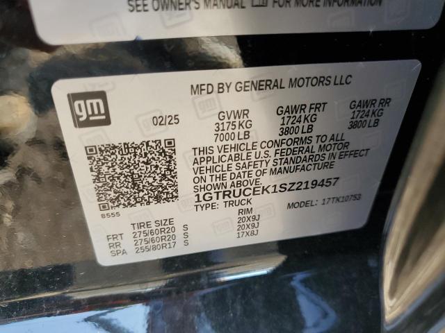 2025 GMC SIERRA K15 1GTRUCEK1SZ219457