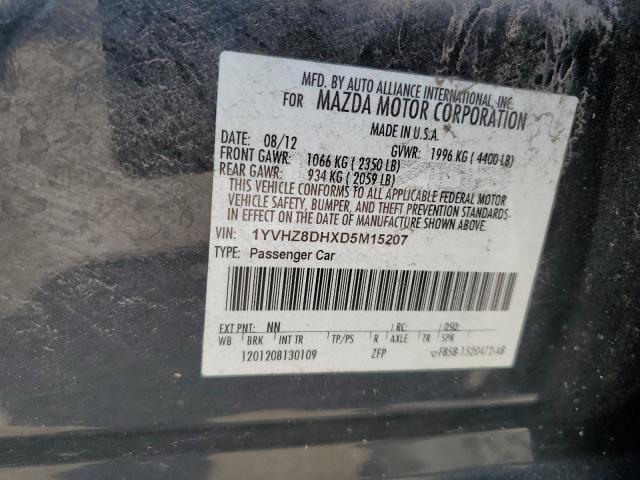 2013 MAZDA 6 TOURING - 1YVHZ8DHXD5M15207