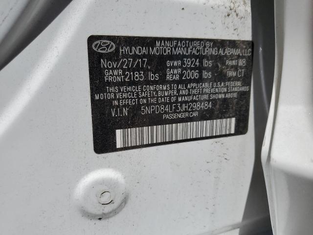 2018 HYUNDAI ELANTRA SE 5NPD84LF3JH298484