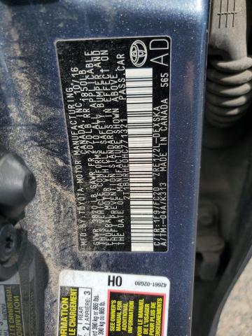 2017 TOYOTA COROLLA L 2T1BURHE0HC771321