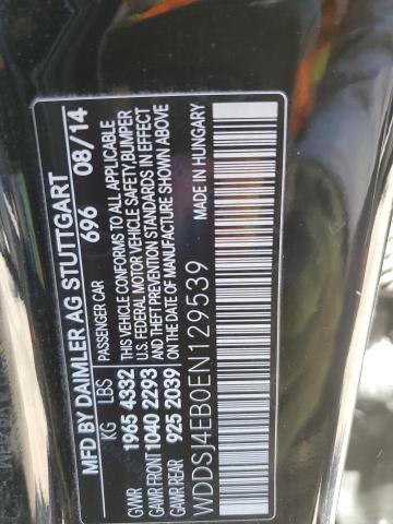 2014 MERCEDES-BENZ CLA 250 - WDDSJ4EB0EN129539