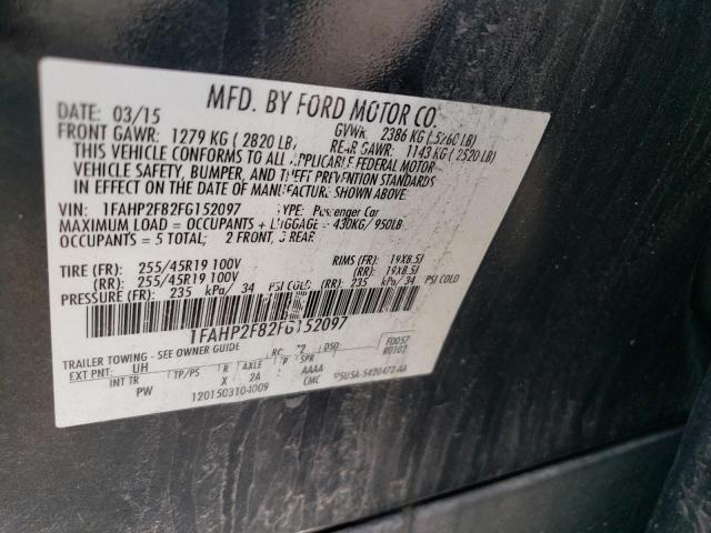 2015 FORD TAURUS LIMITED 1FAHP2F82FG152097