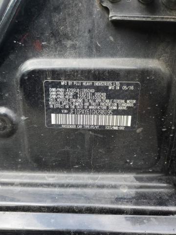 2016 SUBARU IMPREZA SP JF1GPAY61GH298195