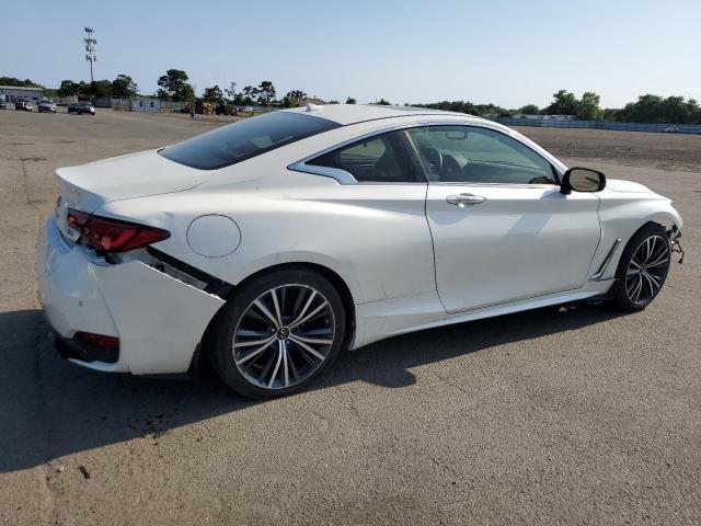 INFINITI Q60 LUXE 2021 white  gas JN1EV7KL3MM470046 photo #4