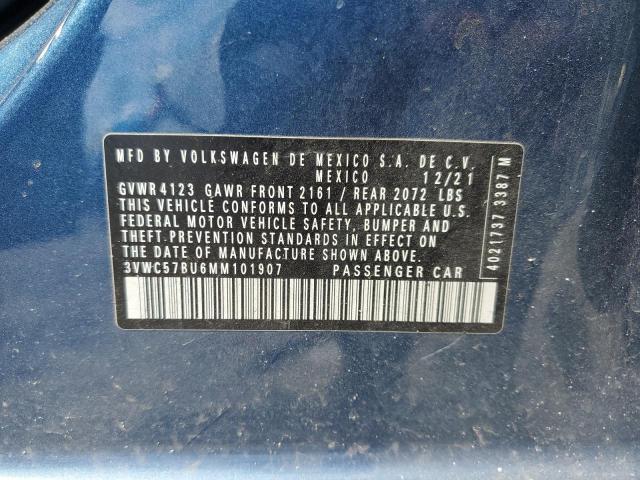 2021 VOLKSWAGEN JETTA S - 3VWC57BU6MM101907