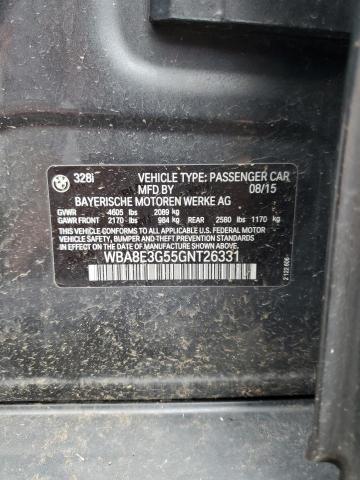 2016 BMW 328 XI SUL WBA8E3G55GNT26331