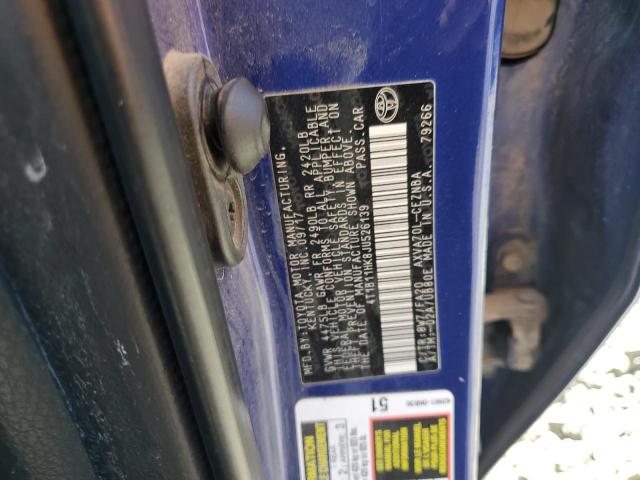 2018 TOYOTA CAMRY L 4T1B11HK8JU526139