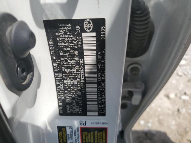 2012 TOYOTA CAMRY BASE - 4T1BF1FK2CU634702