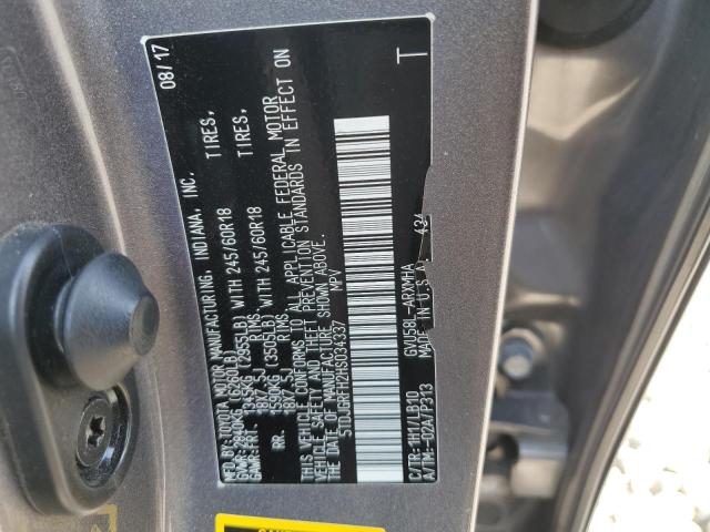 2017 TOYOTA HIGHLANDER 5TDJGRFH2HS034337