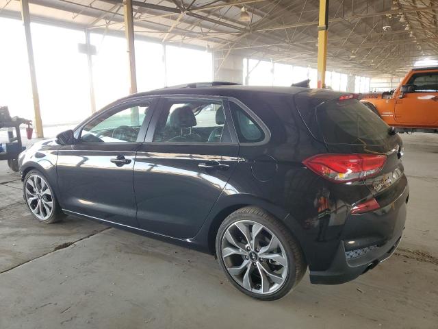 HYUNDAI ELANTRA GT 2019 black  gas KMHH55LCXKU109192 photo #3