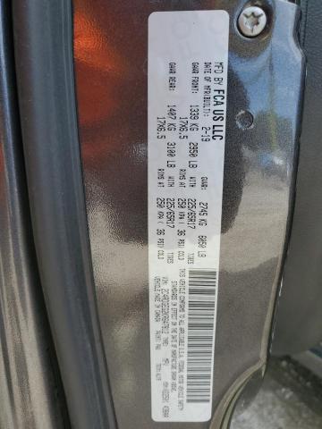 2019 DODGE GRAND CARA 2C4RDGEG2KR647812