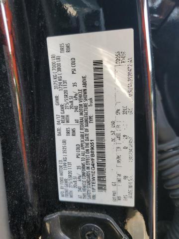 2017 FORD F150 SUPER - 1FTEW1EG4HFB89051