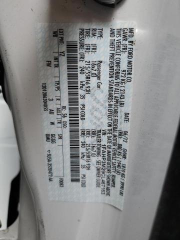 2012 FORD FOCUS SEL - 1FAHP3M29CL467163