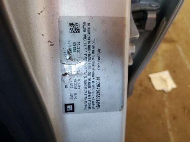 2016 BUICK VERANO PRE 1G4PT5SVXG4163040