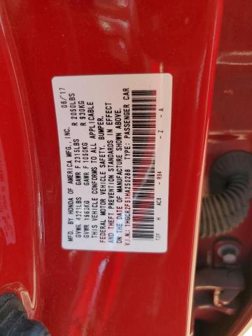 2017 HONDA ACCORD SPO - 1HGCR2F51HA250288
