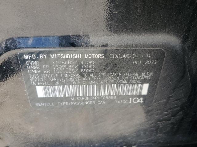2024 MITSUBISHI MIRAGE G4 ML32FUFJ4RHF05588