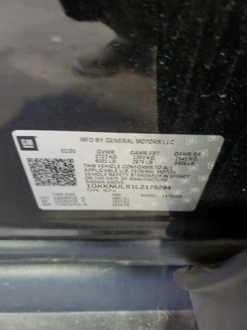 2020 GMC ACADIA SLT 1GKKNULS1LZ175294