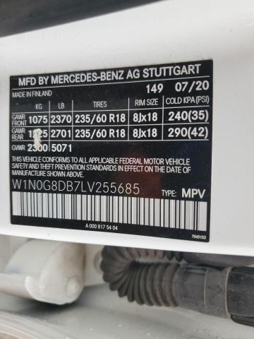 2020 MERCEDES-BENZ GLC 300 W1N0G8DB7LV255685