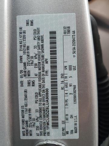 2020 FORD ESCAPE TIT 1FMCU9DZ8LUA90800