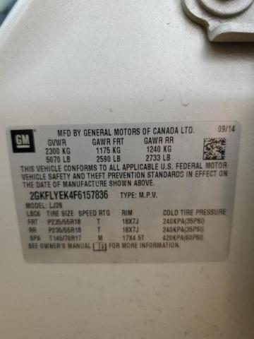 2015 GMC TERRAIN SL 2GKFLYEK4F6157836