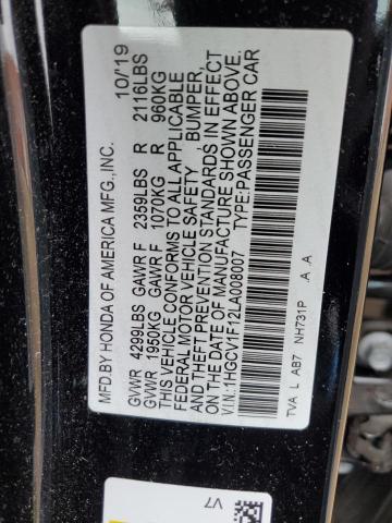 2020 HONDA ACCORD LX - 1HGCV1F12LA008007