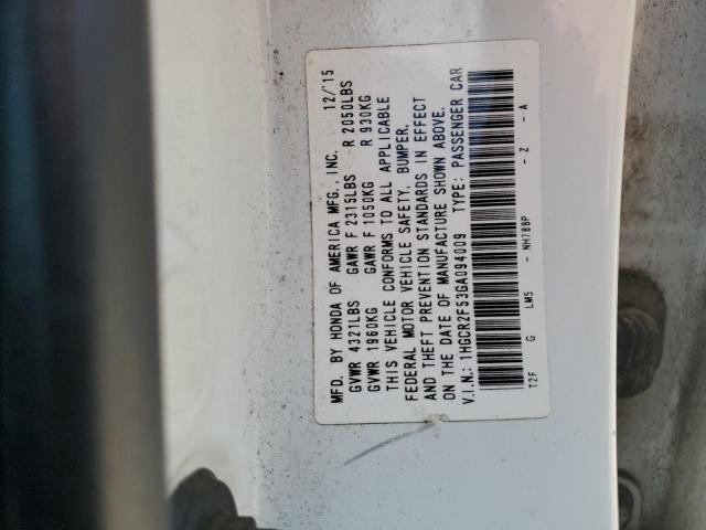 2016 HONDA ACCORD SPO 1HGCR2F53GA094009