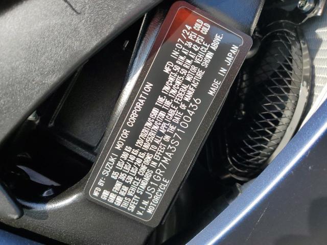 2025 SUZUKI GSX-R750 JS1GR7MA3S7100436