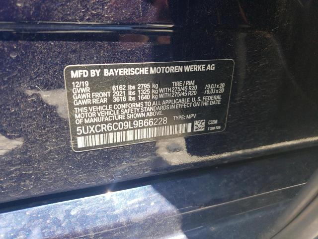 2020 BMW X5 XDRIVE4 - 5UXCR6C09L9B66228