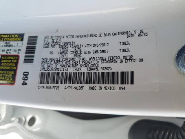 2025 TOYOTA TACOMA DOU 3TMLB5JN7SM151173