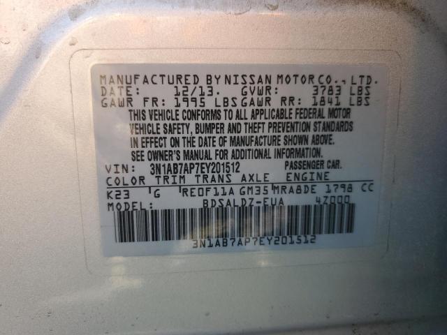 2014 NISSAN SENTRA S - 3N1AB7AP7EY201512