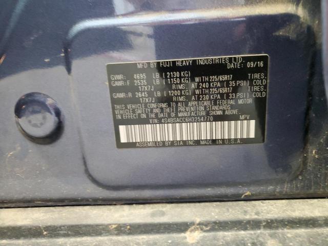 2017 SUBARU OUTBACK 2. 4S4BSACC6H3254770