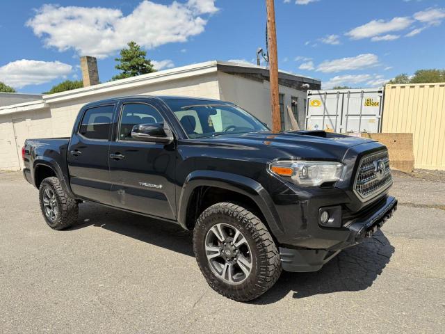 TOYOTA TACOMA DOU 2017 charcoal crew pic gas 3TMCZ5ANXHM053114 photo #1